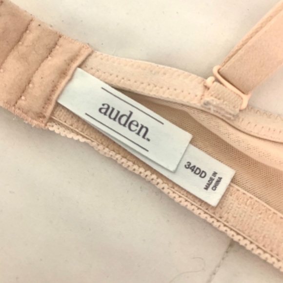 Lacy Plunge Push-up Bra in light pink/orange - Picture 4 of 6